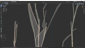 Blender Избушка ► 3.5. Заявочный план. Ассеты трава, ч.1