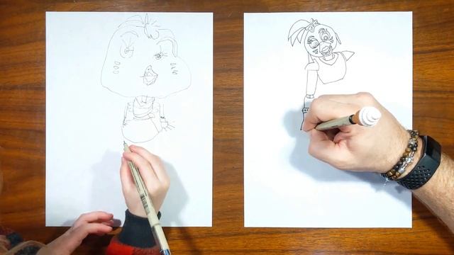 How to draw Glamrock Chica (FNaF: Security Breach) смотреть онлайн