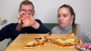 МУКБАНГ ПИЦЦА MUKBANG PIZZA
