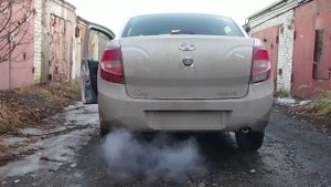 GRANTA 8V коллектор без каталика+стронгер+резонатор стингер на 51 трубе,глушитель сток