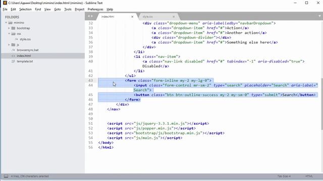 Урок 2. Bootstrap 4. Быстрый старт. Компонент Navbar смотреть онлайн