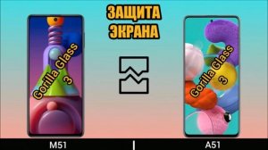 Сравнение самсунг а51 и М51