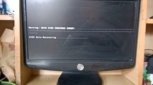 Plz Help! Main bios checksum error problem in PC