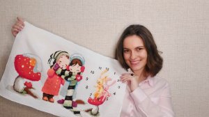 Вышивка крестом - Дыхание зимы. Готовая работа