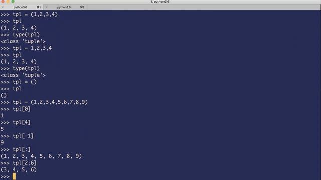 Python 3 - Tuples