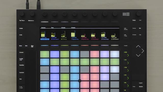 Ableton Push 2 - микширование (озвучка от mmag.ru)