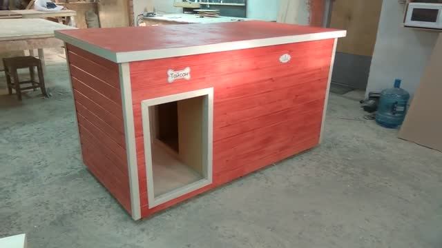 Утепленная будка для собаки в вольер с тамбуром. Зимняя будка для собаки. Усадьба Мастеров смотреть онлайн