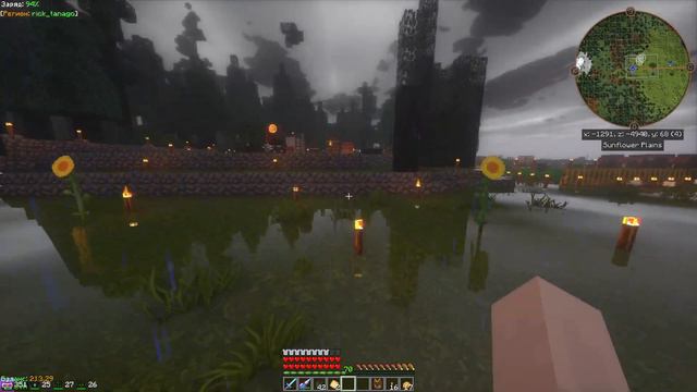 Запись стрима #3 |►Выживание в Minecraft на сервер с модами на TechMagic |► С шейдерами