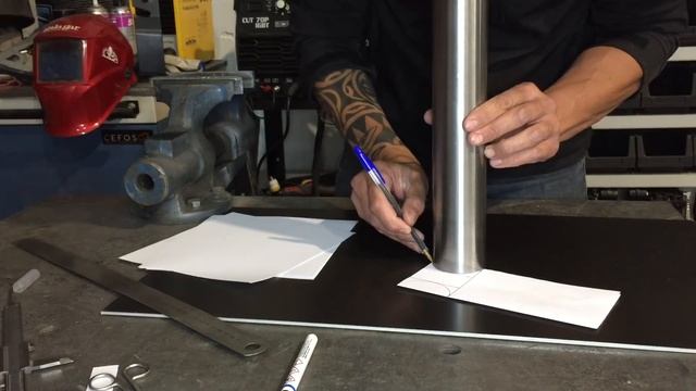 Cómo cortar TUBOS REDONDOS a 45 Grados con AMOLADORA смотреть онлайн