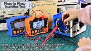 ANENG MH10 Megohmmeter Digital Megger 100-1000V Ohm Penguji Voltmeter Multifungsi Voltage Tester