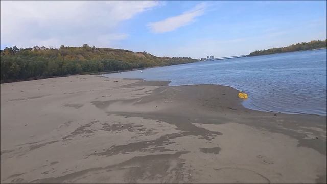 Барнаул. Осенняя рыбалка на Оби. смотреть онлайн