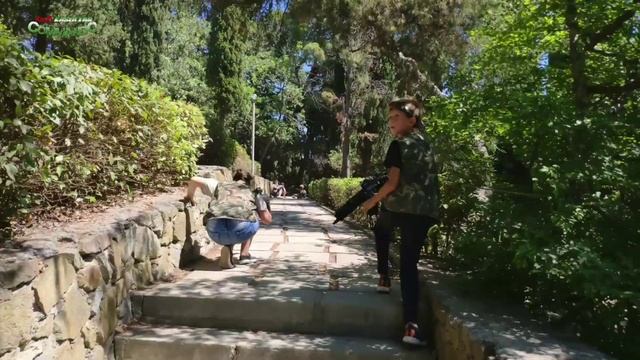 Лазерные бои в ДОЛ БЕРЕГ, Крым. Клуб Commando. лазертаг Алушта смотреть онлайн