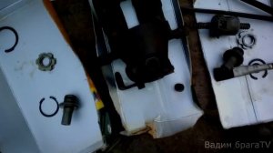АУДИ 80 Б4 ПЕРЕБОРКА ЗАДНЕГО СУППОРТА.B4 AUDI 80 "repair of rear brake caliper"