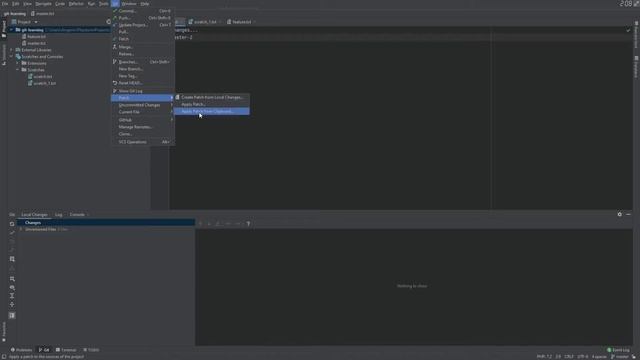 Git patch в PhpStorm смотреть онлайн