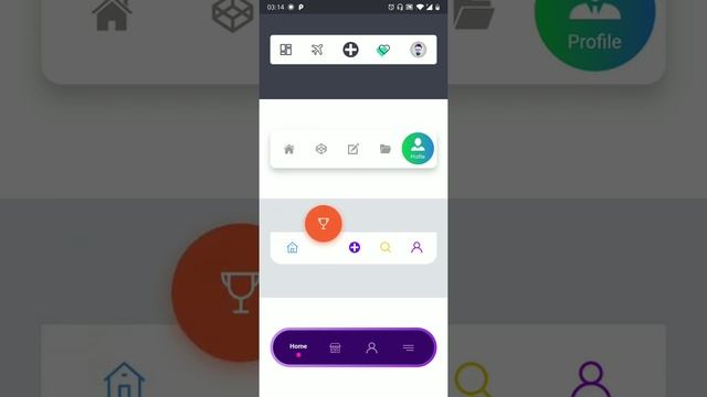 Flutter - Animated Navbar Widgets