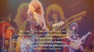 Led Zeppelin - Immigrant song перевод песни | Английский язык по песням