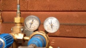 Газификатор кислорода ГХК-0,5/1,6-20 в работе.
