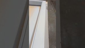 Переделка алюминиевой двери с левой на правую.