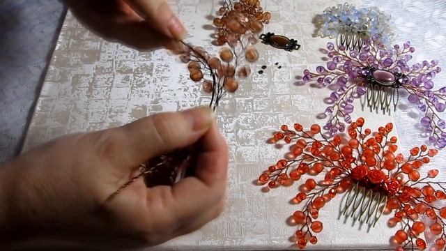 Мастер-Класс. Гребень для волос своими руками. смотреть онлайн