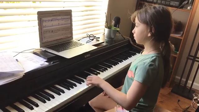 Александра. Бетховен Сонатина G-dur 1 ч. левой рукой наизусть смотреть онлайн