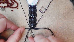 МК браслета на ⌚. Часть 2. Микромакраме.