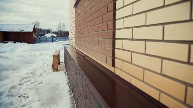 Дом из газобетона с облицовкой кирпичом смотреть онлайн