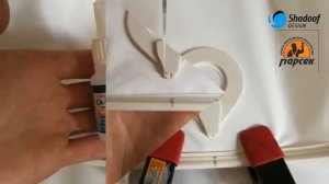 Обвод трубы на потолке ПВХ. Один из вариантов.