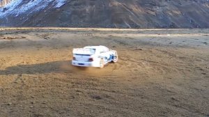 KYOSHO FAZER SUBARU IMPREZA VE-X RALLY action