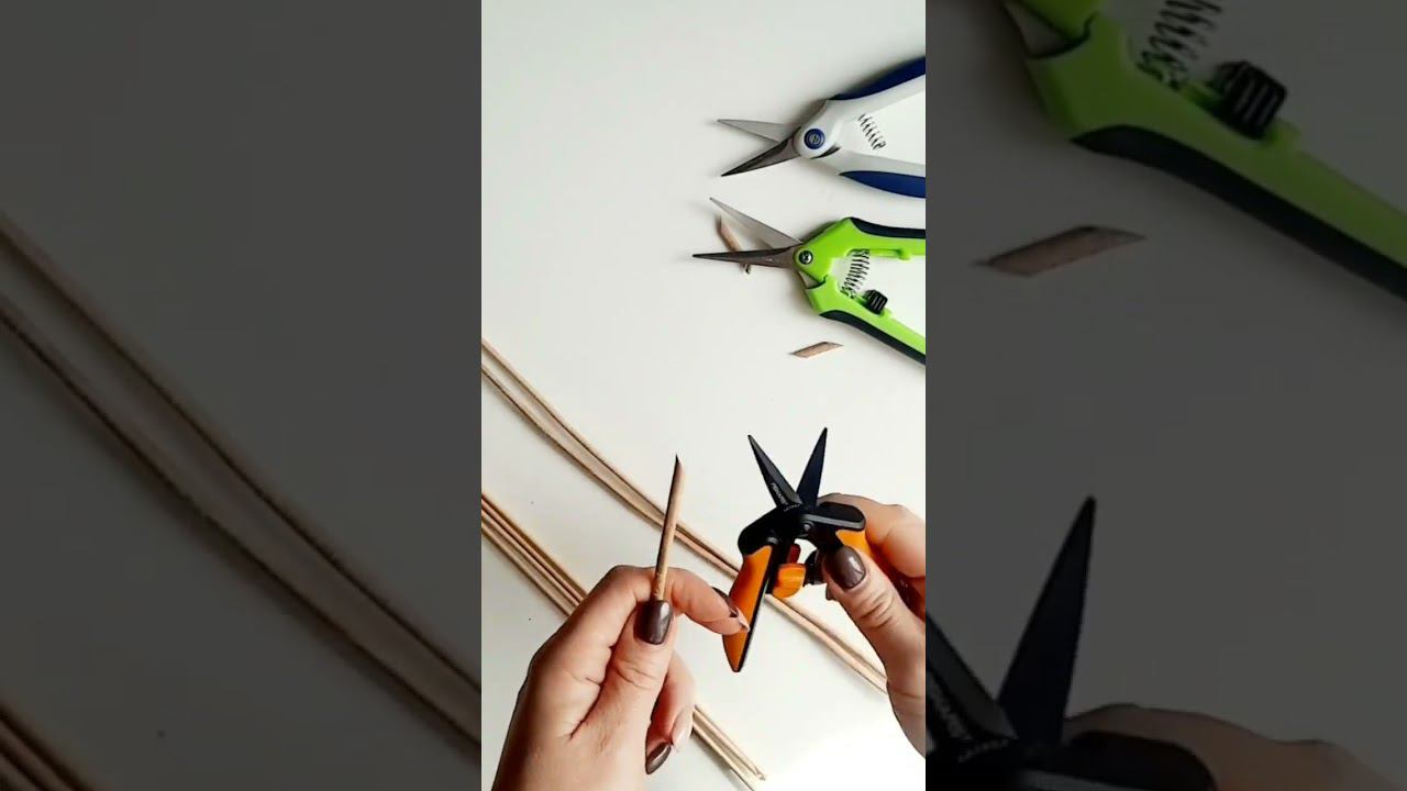 Секатор для работы с бумажной лозой #бумажнаялоза #плетенаякорзина #секатордлялозы #советымастера