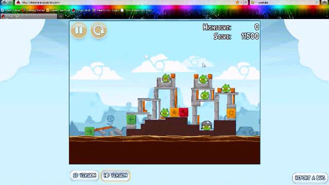 Alternate Levels in Google Chrome Angry Birds смотреть онлайн