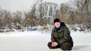 С балансиром за окунем. Рыбалка на р.Чепца. Глухозимье.