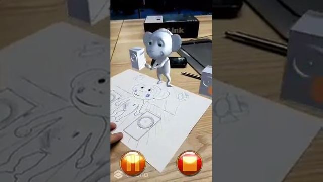 AR coloring application