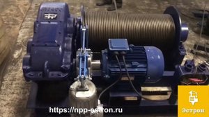Лебедка ЛМ 2 наматываем канат