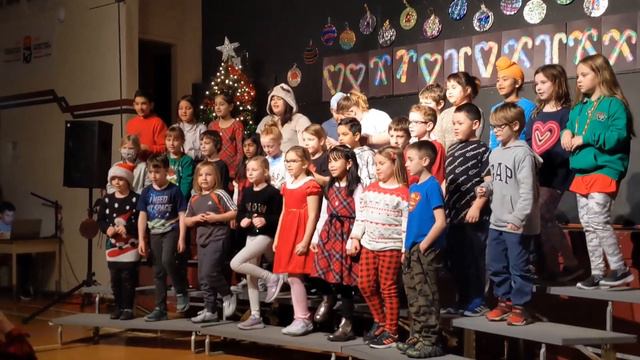 Christmas music video with my class!! смотреть онлайн