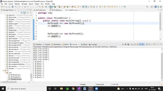 Multithreading How to create thread in Java смотреть онлайн