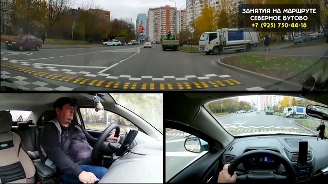 Островок безопасности на Коктебельской улице. Помогает ли он развернуться?