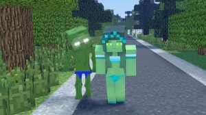 The minecraft life of Steve and Alex | Herobrine fat ??? | Minecraft animation
