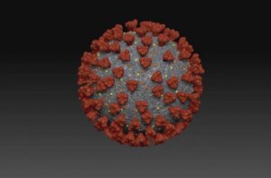 COVID-19 Replica Model ¦ Footage - 3D Rendering of Coronavirus ¦ Фон для видео