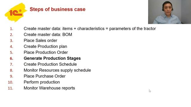 1C:ERP System - Core Processes and Operations Demo смотреть онлайн