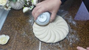 БОЛЬШЕ ХЛЕБ НЕ ПОКУПАЮ! УЗБЕКСКИЕ ЛЕПЕШКИ С КРАСИВЫМ УЗОРОМ!