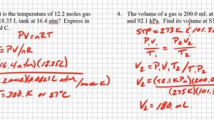 Gas Laws III