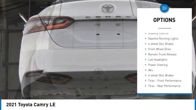 2021 Toyota Camry PS3811 смотреть онлайн