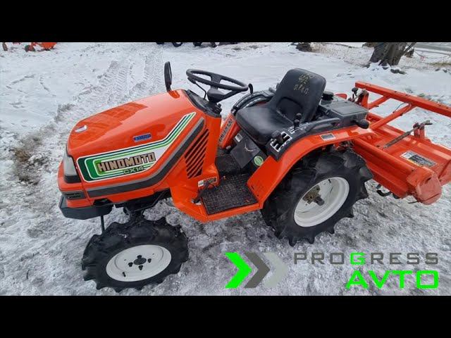Мини трактор японский Hinomoto CX-14 с ПСМ с почвенной фрезой 120 см Прогресс-Авто
