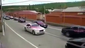 majorka_777_ Свадебный кортеж племянника Рамзана Кадырова