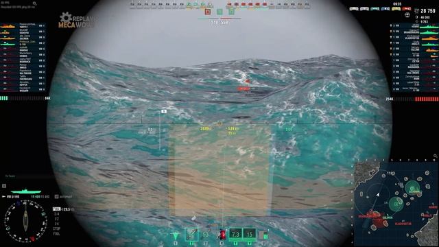 SUBMARINE U-190 6 Kills & 146k Damage | World of Warships Gameplay