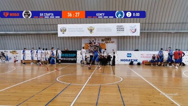 МЛБЛ-Кузбасс. Топ Дивизион. БК Спарта - КемГУ смотреть онлайн