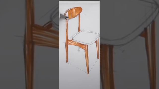 How to draw a chair | kursi ki drawing bnany ka treeqa