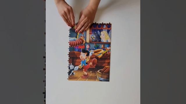 Disney Pinocchio 500 pieces puzzle смотреть онлайн