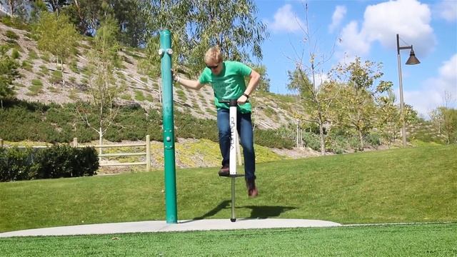 How to Jump on a Pogo Stick | Vurtego Pogo Beginner Tutorial смотреть онлайн