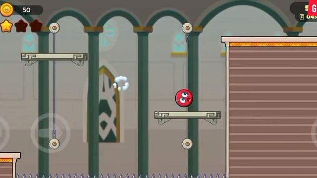 Ball V: Red Boss Challenge - Gameplay Walkthrough Android Part 11 - Library Levels 120-131